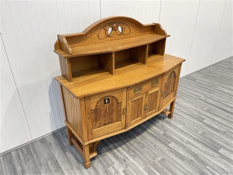 Early 20th Century Antique Arts & Crafts Sideboard with Inlay Detail