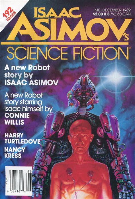 Ski Ffy Asimovs Science Fiction Magazine Mid December 1989