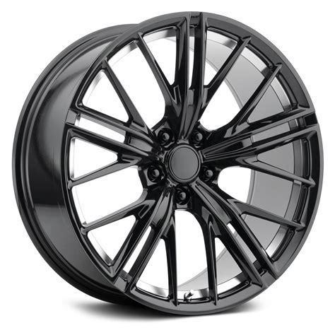 Performance Replicas Wheels Gloss Black With Machined Undercut Rims