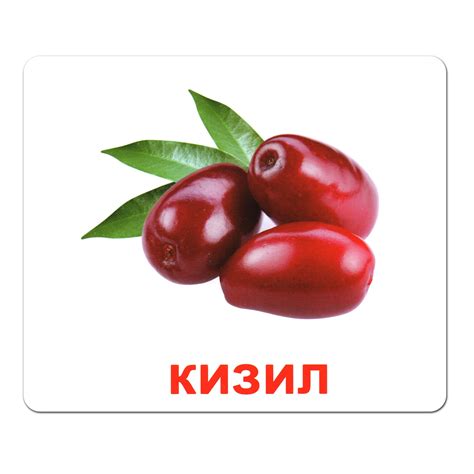 Картки Домана "Ягоди" російською Вундеркінд з пелюшок - Картки Домана