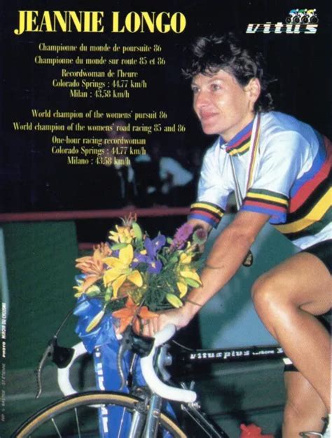 CYCLISME JEANNIE Longo Championne Du Monde Route EUR 1 20 PicClick FR