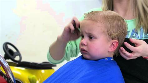 Toddler Gets A Haircut Youtube