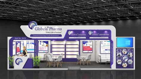 Globela Pharma Pvt Ltd Cphi India Expo Delhi Behance