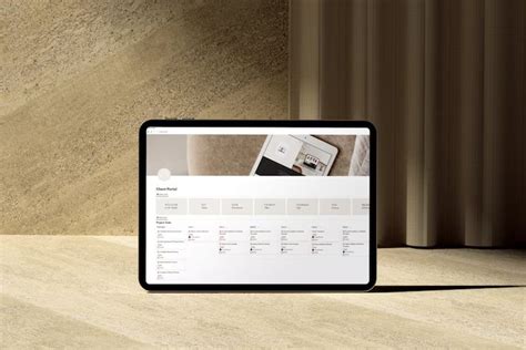 Notion Client Portal Template Client Management System Notion