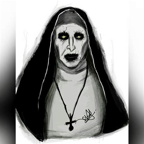Valak Sketch Ft Ashish Nair Via Note Valak Disney Characters Darth