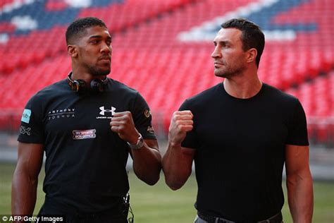 Anthony Joshua Vs Wladimir Klitschko Fight Tickets Latest Daily Mail