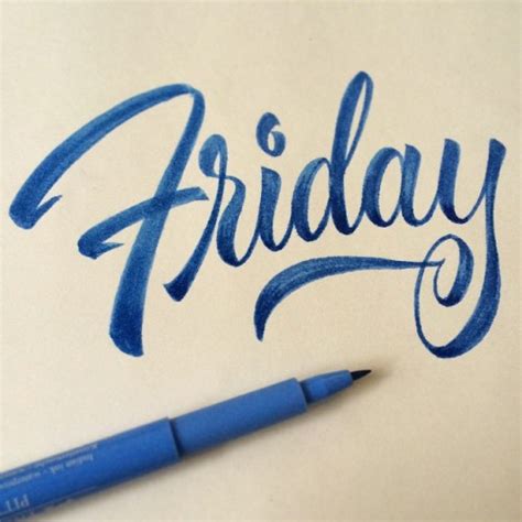 Happy Weekending Y All Brush Lettering A Journey In Typography