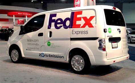 Nissan e-NV200 Electric Vans Join FedEx Trial Fleet