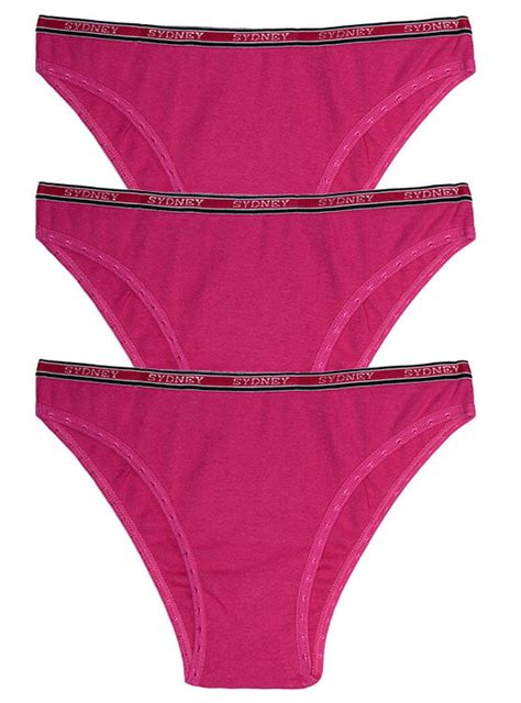 Ripley PACK X3 BIKINI MUJER SYDNEY FUCSIA SECRET A13