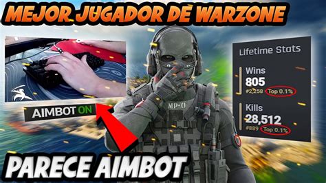 ASÍ JUEGA el TOP 0 1 MEJOR JUGADOR DE WARZONE con TECLADO Y RATÓN