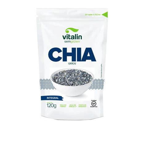 Chia Integral Em Gr Os Vitalin G Me Gusta Veg Sua Loja Saud Vel