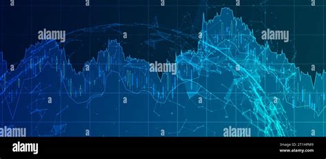 Financial Trade Concept Stock Market And Exchange Candle Stick Graph