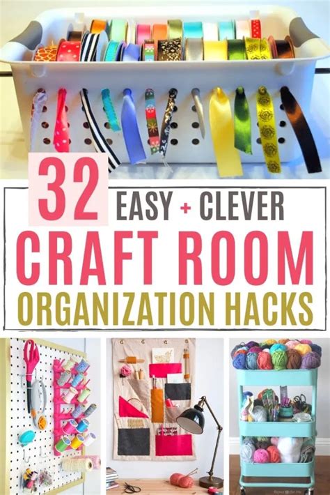 30 Clever Ways To Organize Your Craft Supplies Craft Room Storage