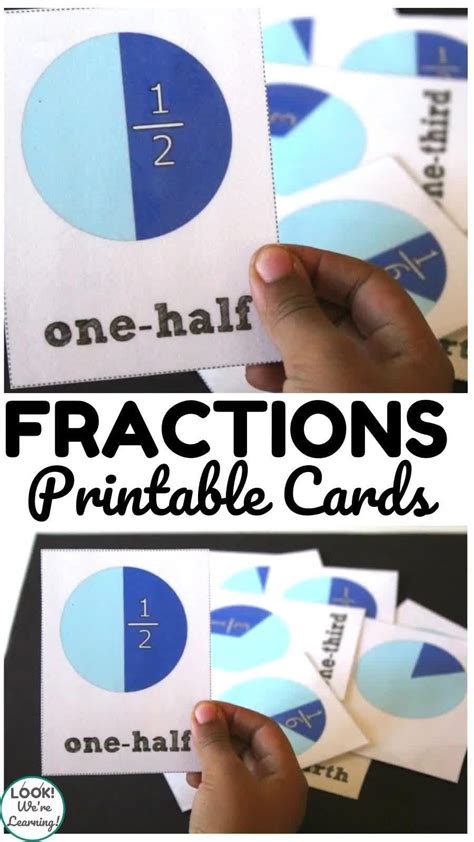 Printable Fraction Flashcards For Math Practice Artofit