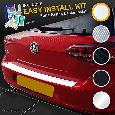 VW Golf MK7 Estate 2013 White Carbon Vinyl Bumper Protector KIT EBay