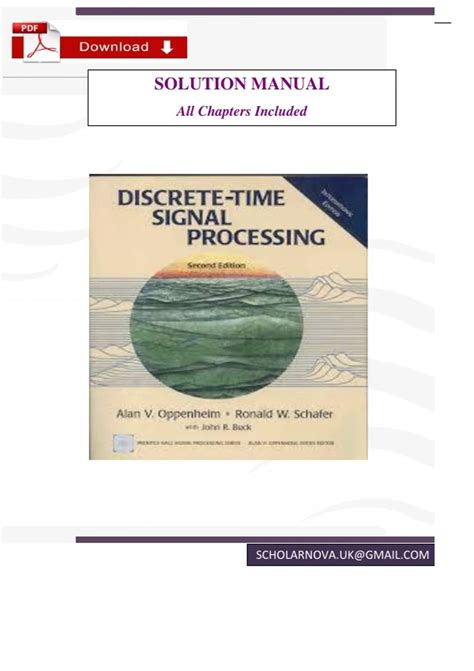 Dsp Solutions Manual