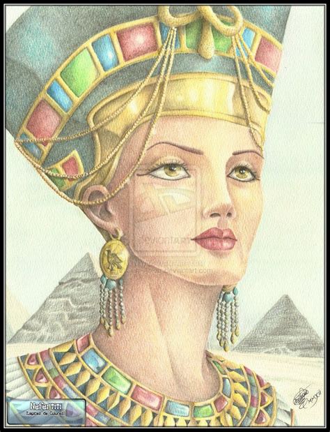 Nefertiti By ~juni Anker On Deviantart Egyptian Art Egypt Art