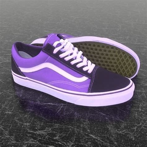 3D model VANS 3D SHOES - PURPLE VR / AR / low-poly | CGTrader