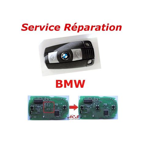 Service réparation télécommande clé BMW Serie 1 3 5 X5 X6 E82 E87 E