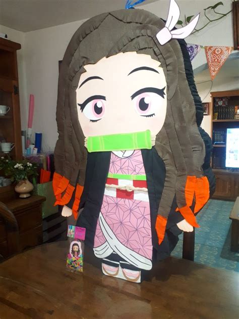 Piñata Nezuko Kamado Demon Slayer Fiesta Demon Slayer Piñatas Piñata