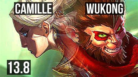 Camille Vs Wukong Top 8 1 10 700 Games Godlike Kr Master 13