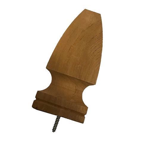 Cedar Wood Gothic Top Finial For Fence And Deck Posts Xtreme Edeals