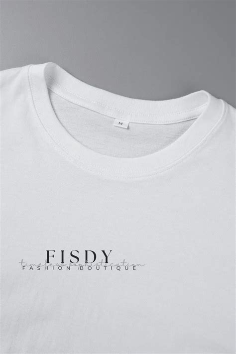 Fisdy Cl Sico Blanco De Impresi N De La Calle Patchwork O Cuello