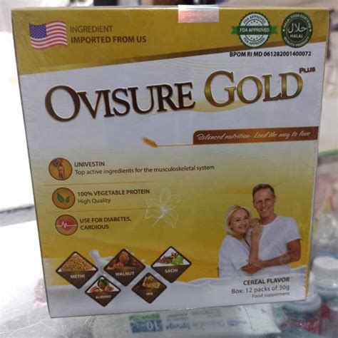 Jual Ovisure Gold Milk Susu Vitamin Tulang Dan Sendi Nyeri Original