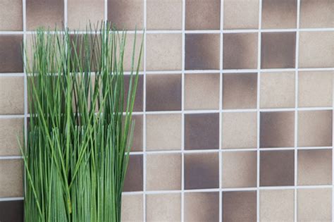 Mosaikfliese Keramik Braun Beige Mix Rutschemmend Rutschsicher Mos