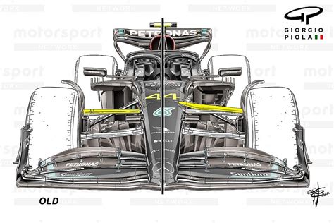 Mercedes Explains The Six Upgrades On Its W14 F1 Car