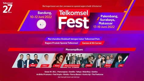 Rayakan Ulang Tahun Ke 27 Telkomsel Ajak Pelanggan Seru Seruan Di