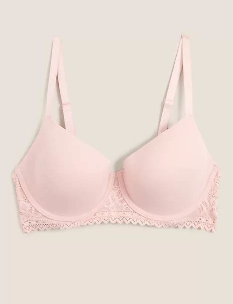 Sumptuously Soft™ Lace Underwired Full Cup T Shirt Bra Mands Collection