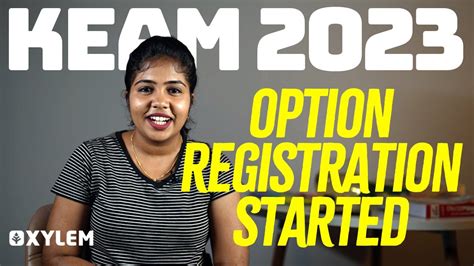 Keam Option Registration Started Xylem Keam Youtube