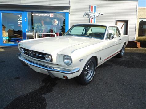 Wimbledon White 1965 Ford Mustang