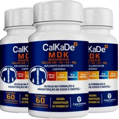 Calkade Mdk Comprimidos Magn Sio Vitamina D E K Catarinense Natuweb