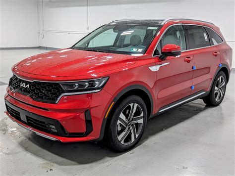 New 2023 Kia Sorento Plug In Hybrid Sx Prestige In Runway Red