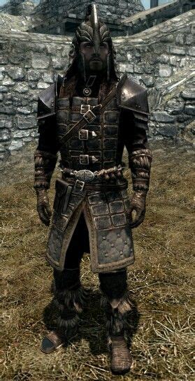 Genghis Khan By Greg Orcish Helmet Dawnguard Heavy Armor Dark Fur