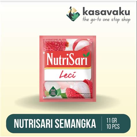 Jual Nutrisari Aneka Rasa Gr X Pcs Renceng Nutri Sari Leci