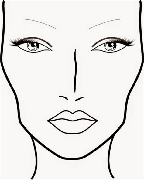 Resultado De Imagen De Boceto De Maquillaje Makeup Face Charts Face Chart Mac Face Charts