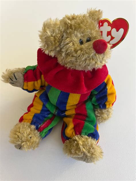 1993 RARE Piccadilly The Bear TY Beanie Baby ERROR With Azalea Bunny