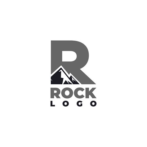 Letter R Mountain Logo Illustration 22092137 Vector Art At Vecteezy