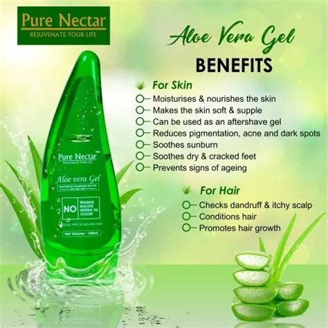 Pure Nectar Aloe Vera Gel 100 Ml For Skin And Hair Type Of Packaging