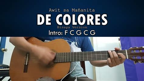 Mañanita De Colores Guitar Chords YouTube