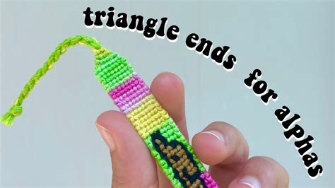 Triangle Ends For Alphas Tutorial Youtube