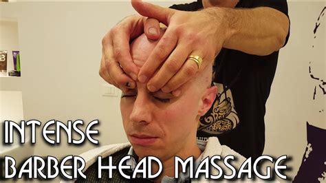 💈 Italian Barber Intense Head Massage Asmr No Talking Youtube