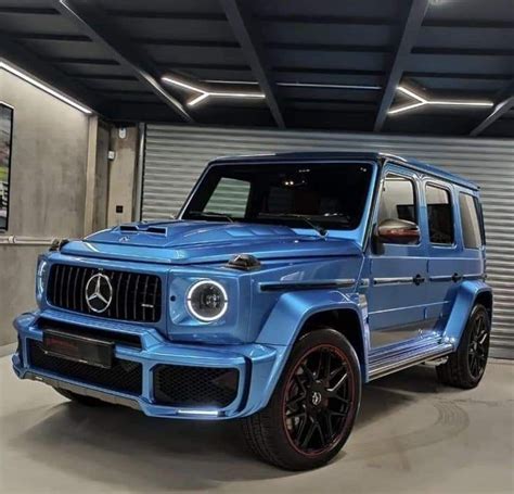 💠blue Color G Class Mercedes Benz Sports Cars Luxury Dream Cars