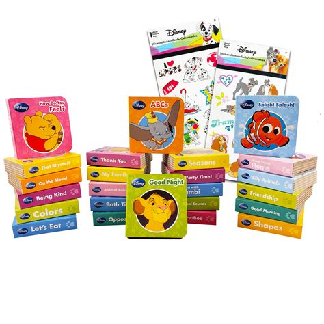 Buy Disney Alphabet Story Book Collection Bundle Disney Board Book Set ...