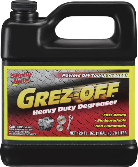 Spray Nine 22701 Grez Off Heavy Duty Degreaser 1 Gallon Amazonca