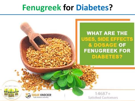 What Are The Uses Side Effects Dosage Of Fenugreek For Diabetes Ppt