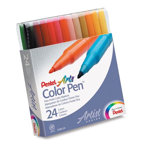 Pentel Color Pen Set Assorted Colors Set Of 24 Michaels